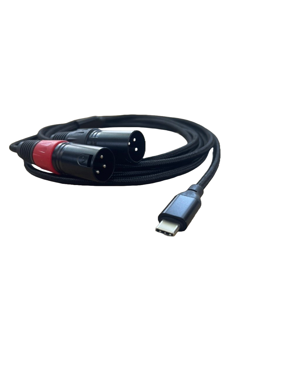 CABLE TIPO C A DOS XLR MACHO PARA CELULAR CON CHIP MUSIC SHOP 1304506.02