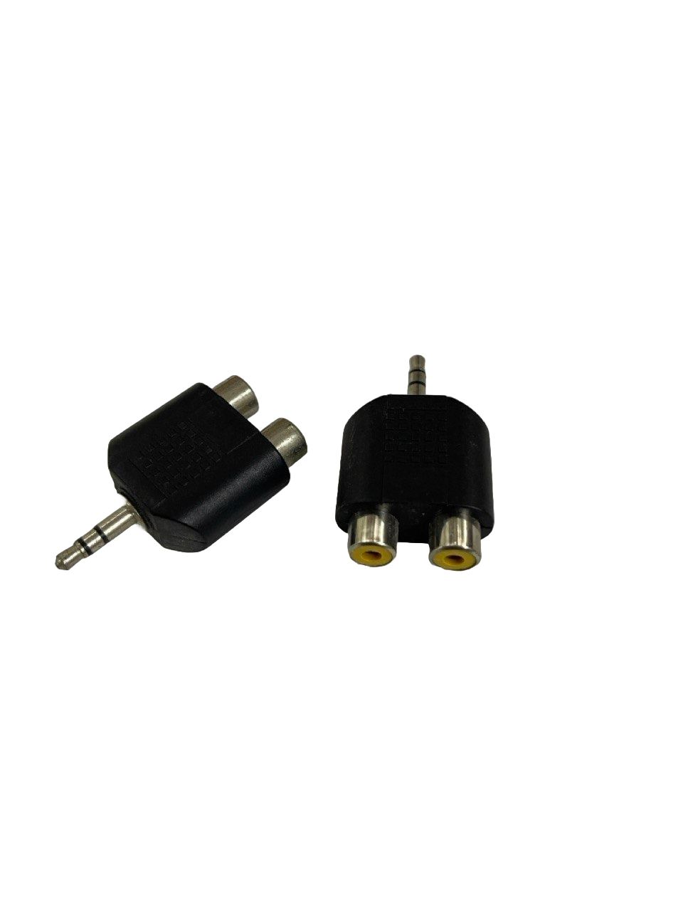 ADAPTADOR 2 JACKS RCA HEMBRA A PLUG 3.5MM ESTEREO MUSIC SHOP 251-038