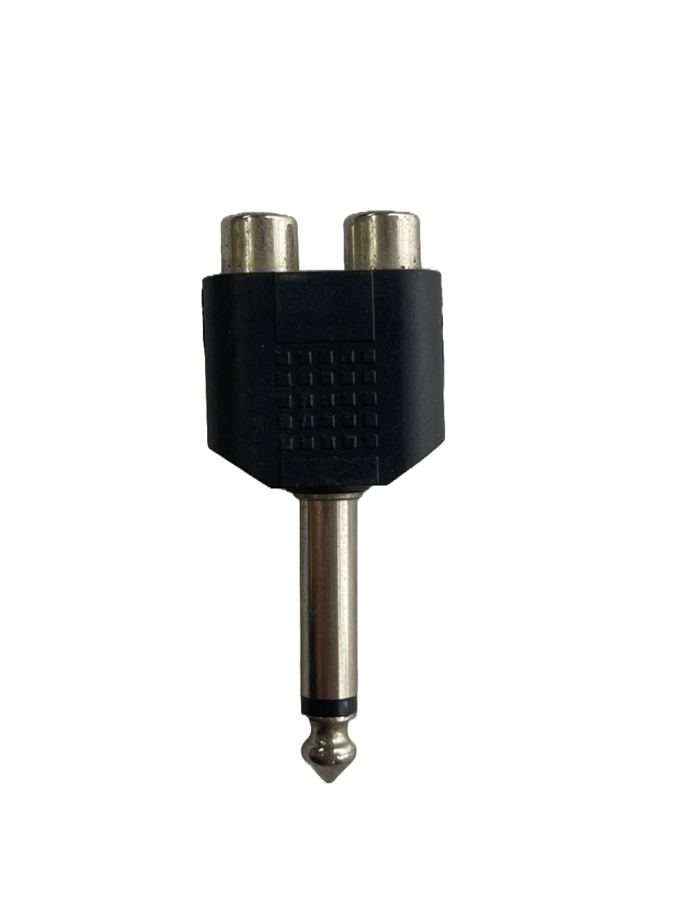 ADAPTADOR 2 RCA HEMBRA A PLUG 6.3 MM MONOAURAL MUSIC SHOP 251-100