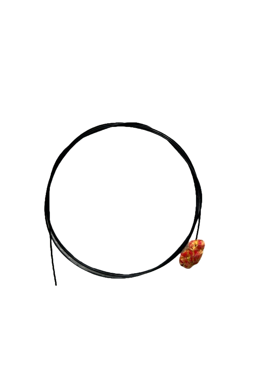 CUERDA PARA GUITARRA 2DA DE NYLON NEGRA CON BORLA SELENE 7539