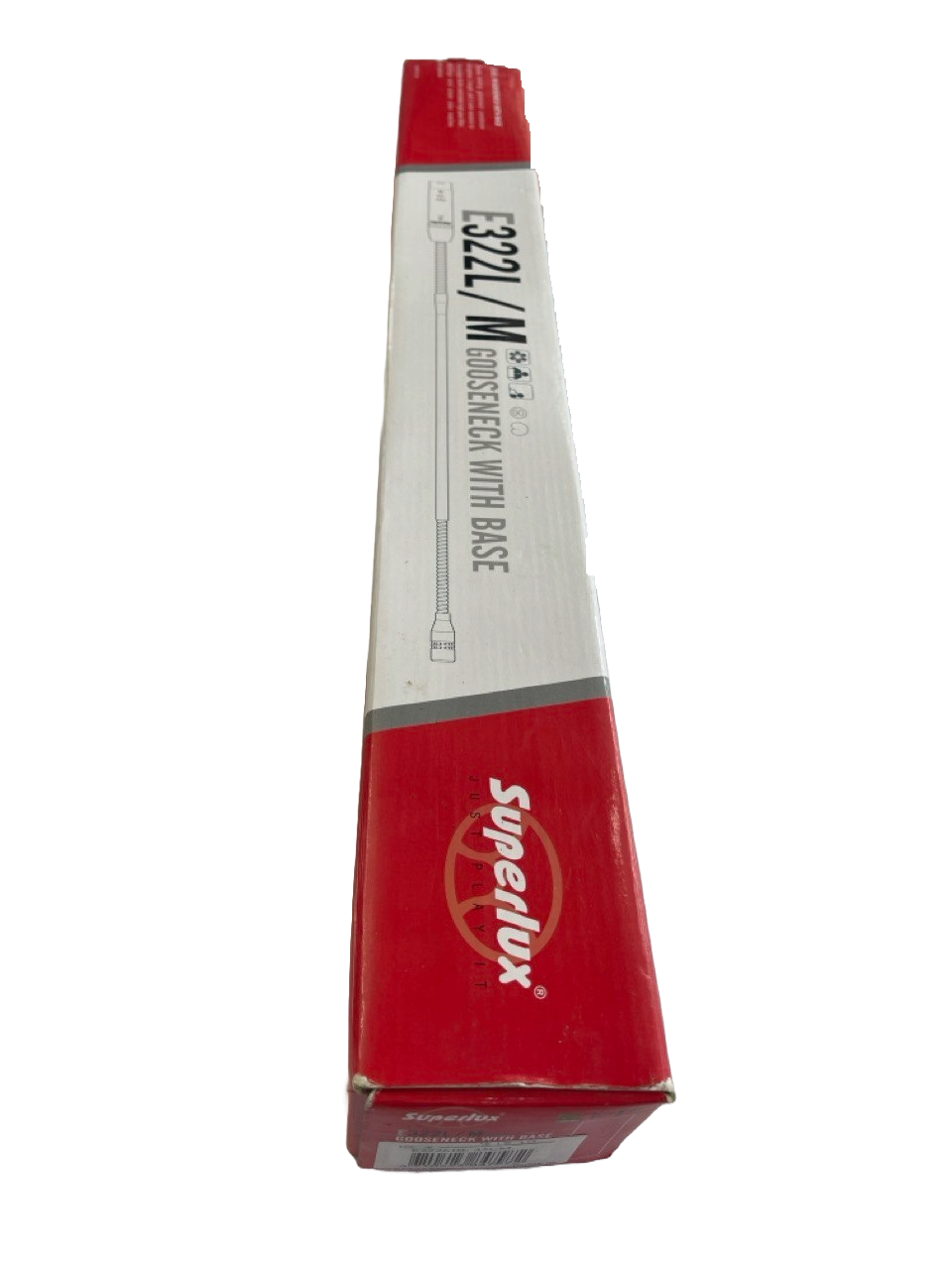 "MICROFONO DE CONDENSADOR CON CUELLO DE GANZO PARA INSTRUMENTO SUPERLUX E322L"