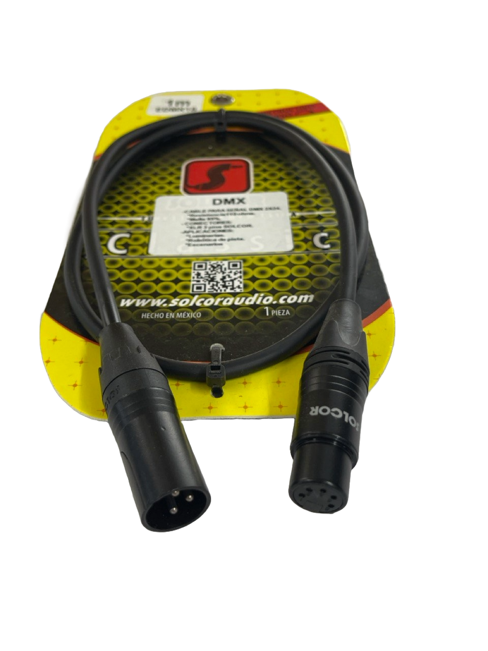 CABLE PARA SENAL DMX XLR SOLCOR EDMX18