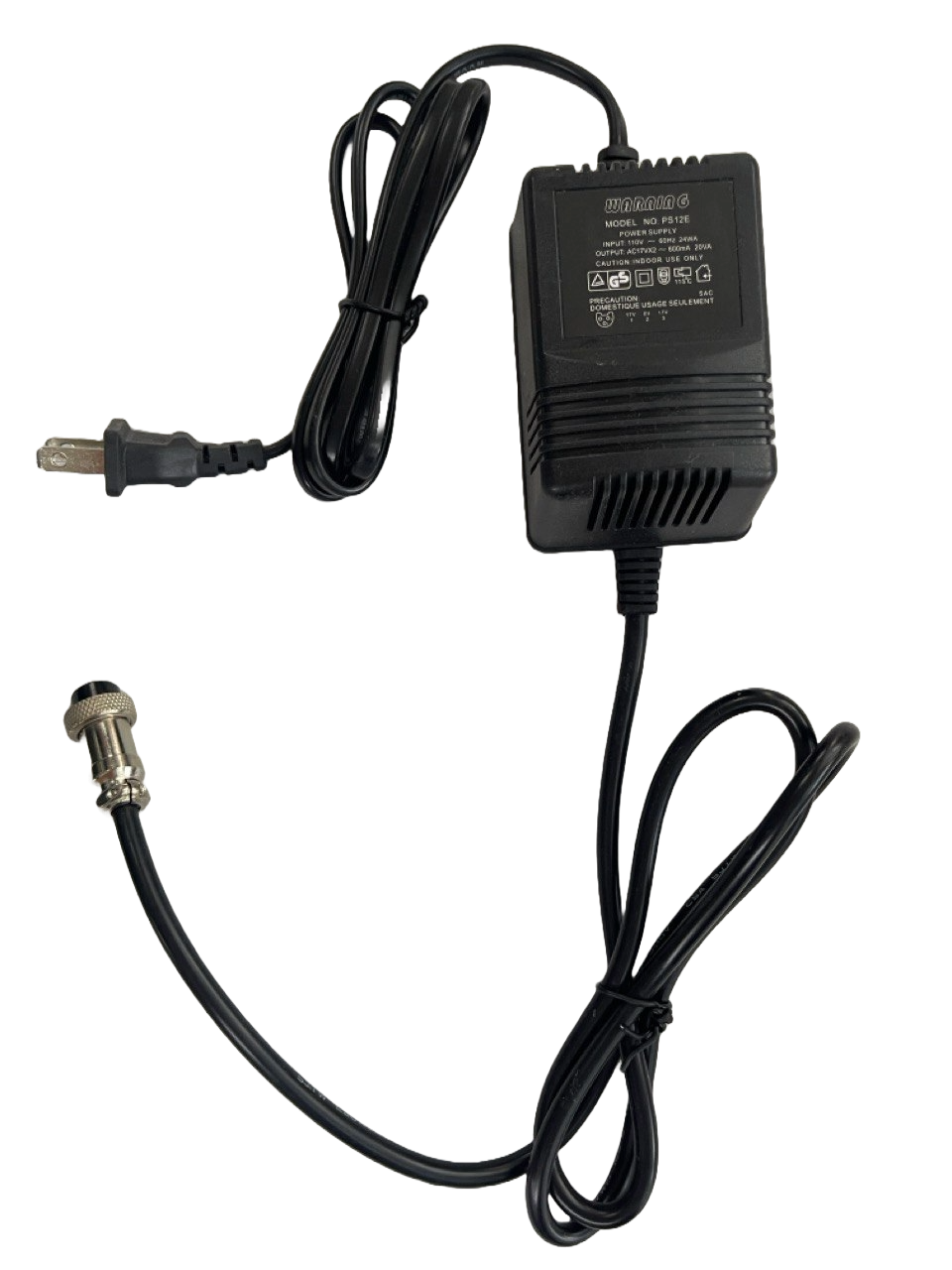 FUENTE DE PODER PARA CONSOLA MEZCLADORES DE 17V 420MA A 220V CONECTOR DE 3 PINES CON CONECTOR AMERICANOMUSIC SHOP I2911US
