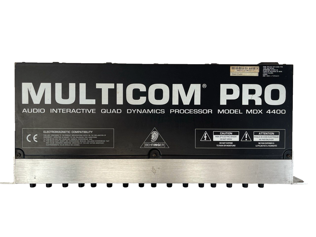 COMPRESOR-LIMITADOR DE 4 CANALES MDX4400