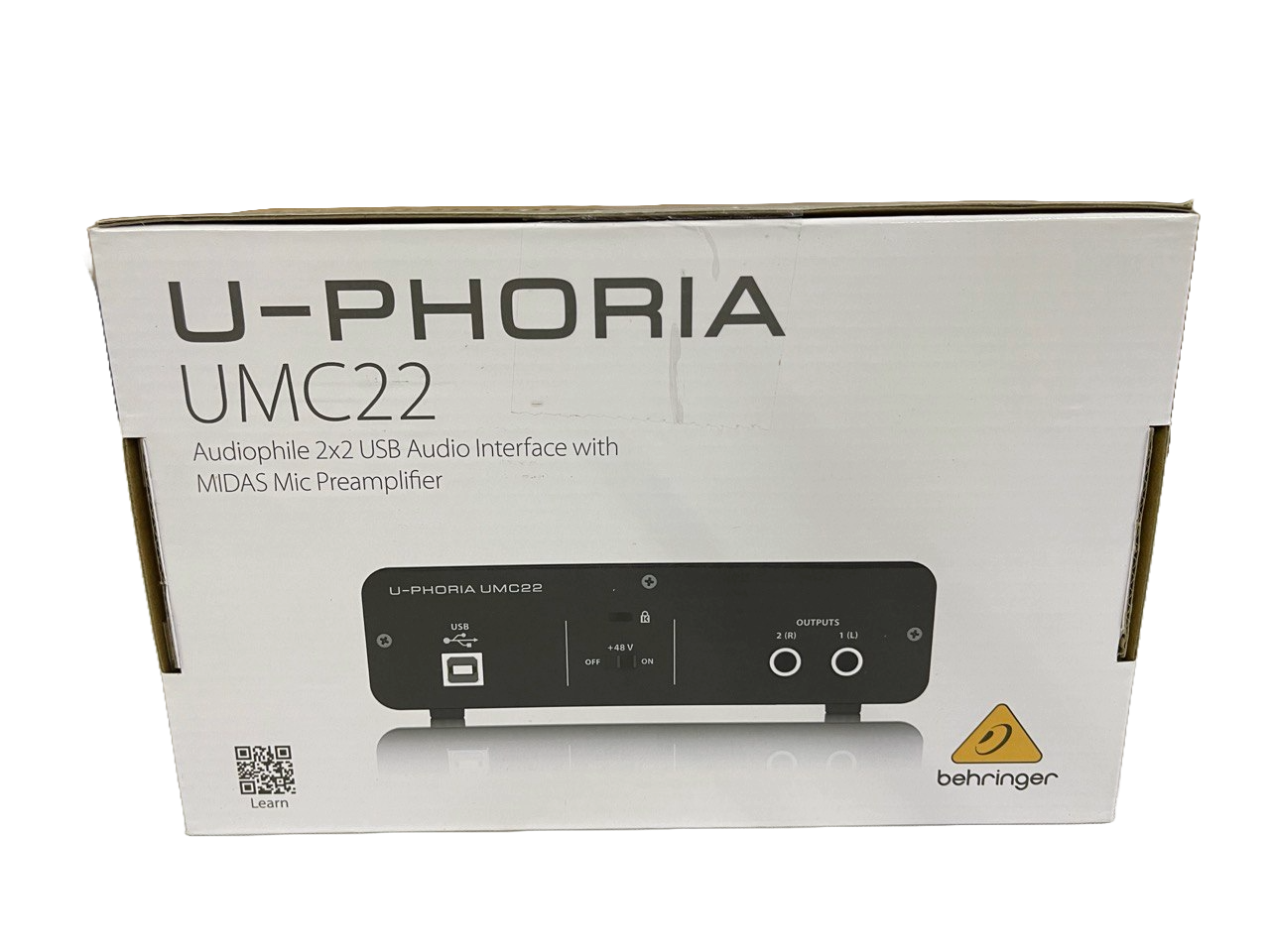 INTERFAZ DE MICROFONO DE BEHRINGER UMC22