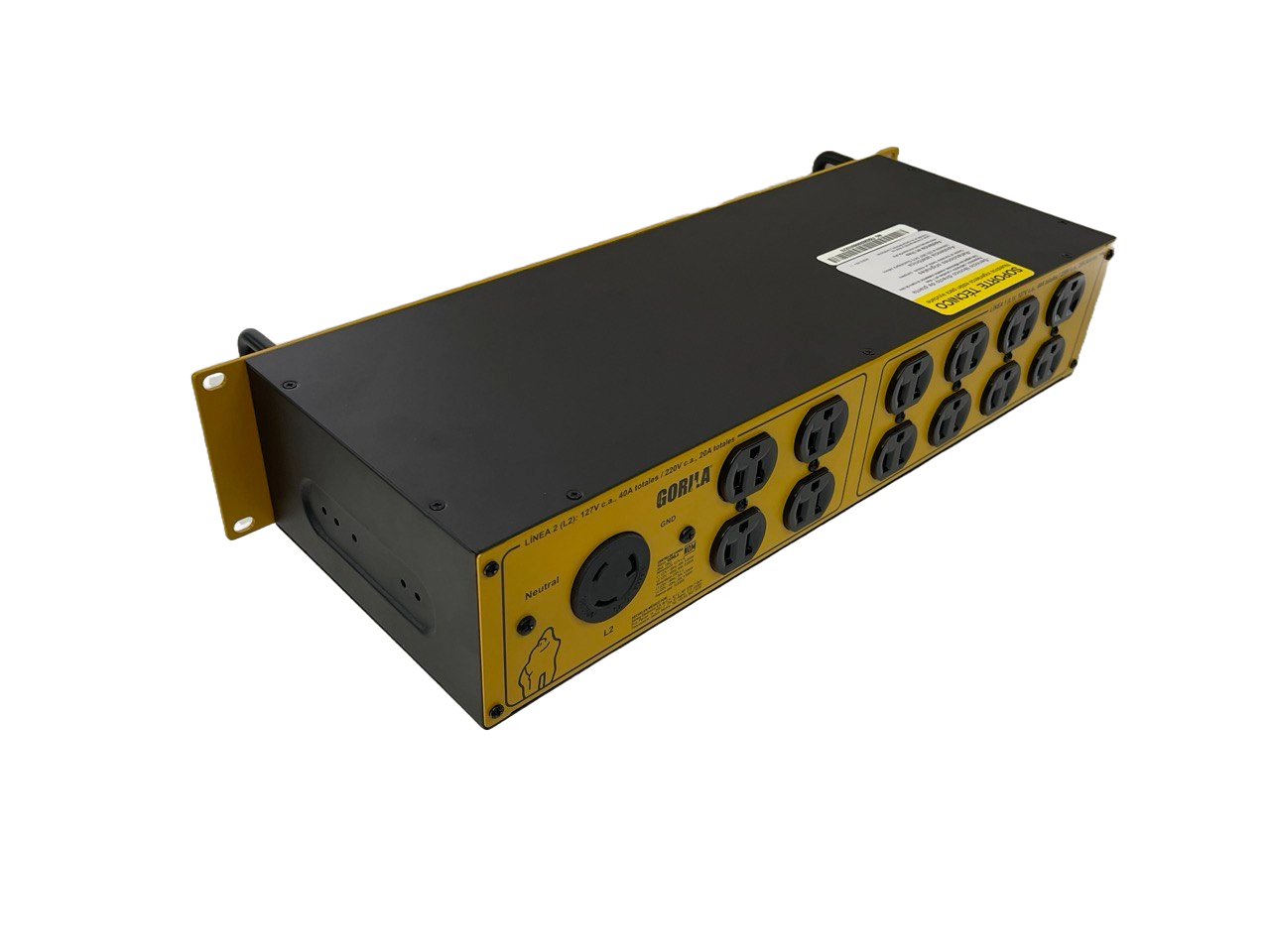 CENTRO DE CARGA DE 10000WRMS GORILA 10K2PLUS