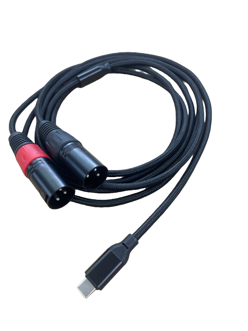CABLE TIPO C A DOS XLR MACHO PARA CELULAR CON CHIP MUSIC SHOP 1304506.02