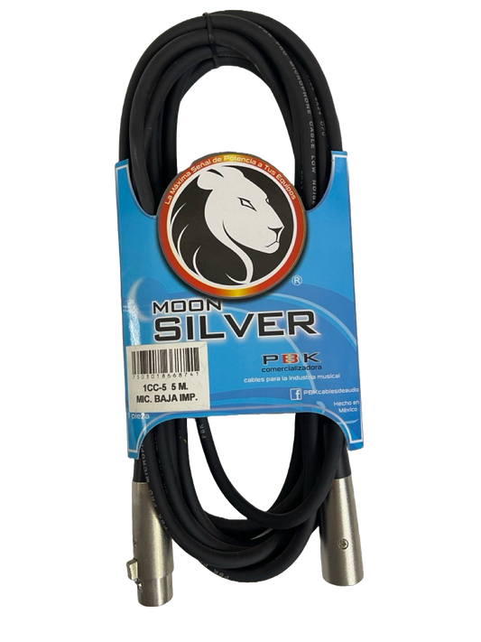 CABLE XLR A XLR 5 METROS PBK 1CC-5