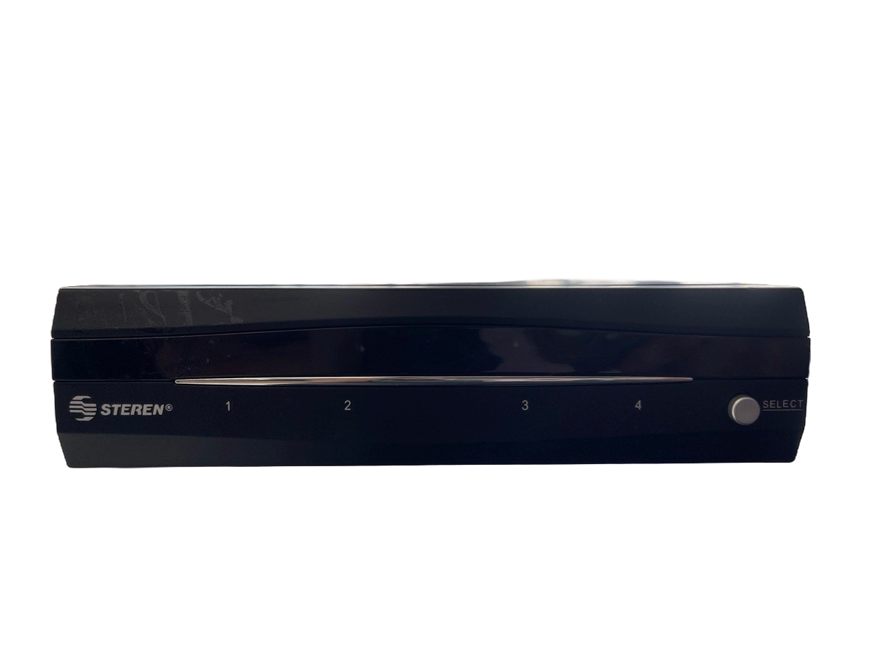 SWITCH ABCD AUDIO Y VIDEO CON CONTROL REMOTO STEREN 200-380