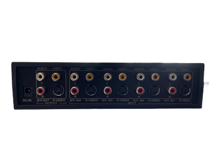 SWITCH ABCD AUDIO Y VIDEO CON CONTROL REMOTO STEREN 200-380