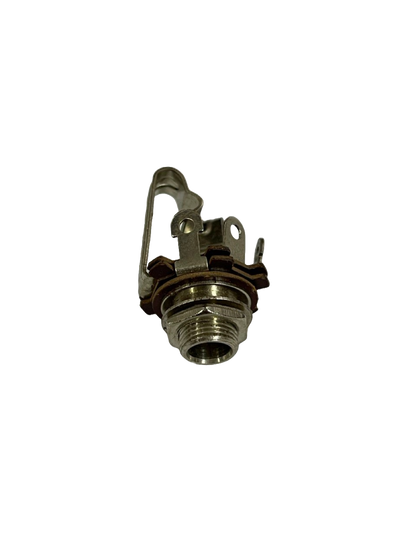 CONECTOR JACK CHASSIS DE 6.3MM MONO STANDARD 1/4 PARA GUITARRAS Y BAJOS MUSIC SHOP 205-502