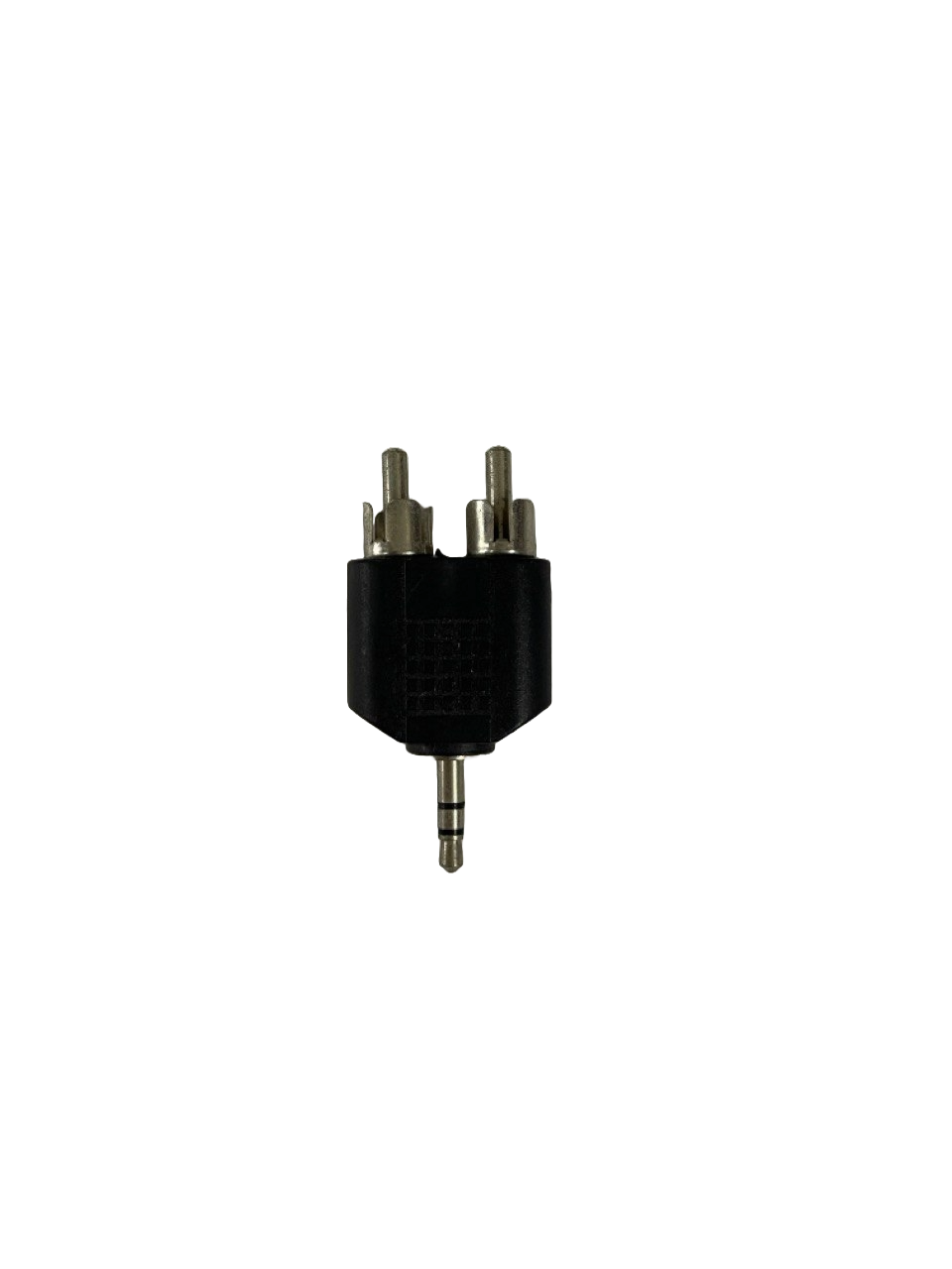 ADAPTADOR 2 JACKS RCA MACHO A PLUG 3.5MM ESTEREO SOLCOR 251-037