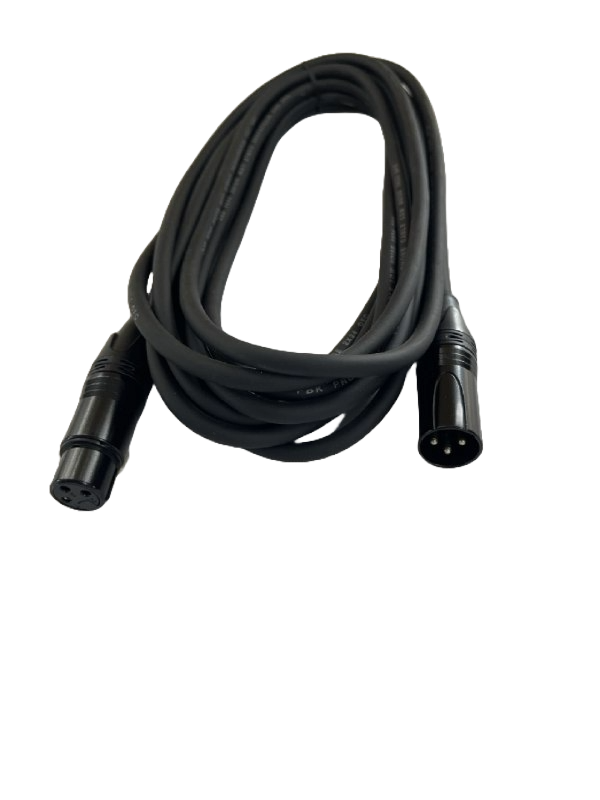 CABLE XLR MACHO A XLR HEMBRA DE 6 METROS LIFE PBK 2CC-6