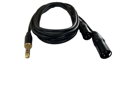 CABLE PLUG 6.3 A XLR 2 MACHOS DE 3 METRO LIFE PBK 2CCIN-3