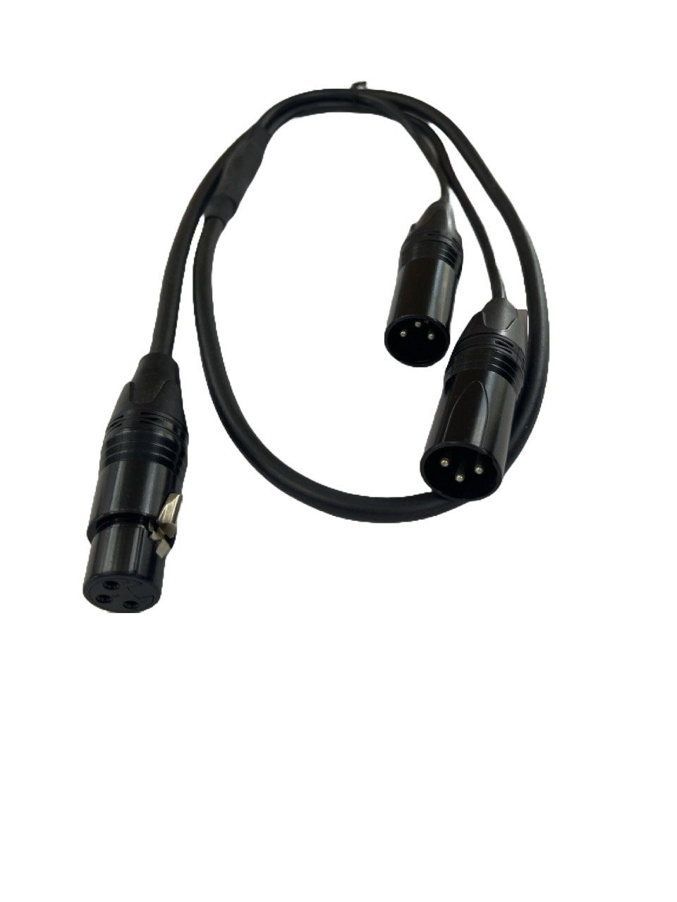 CABLE  XLR MACHO A 2 XLR HEMBRAS 1 MT SERIE LIFE PBK 2CHIN-1