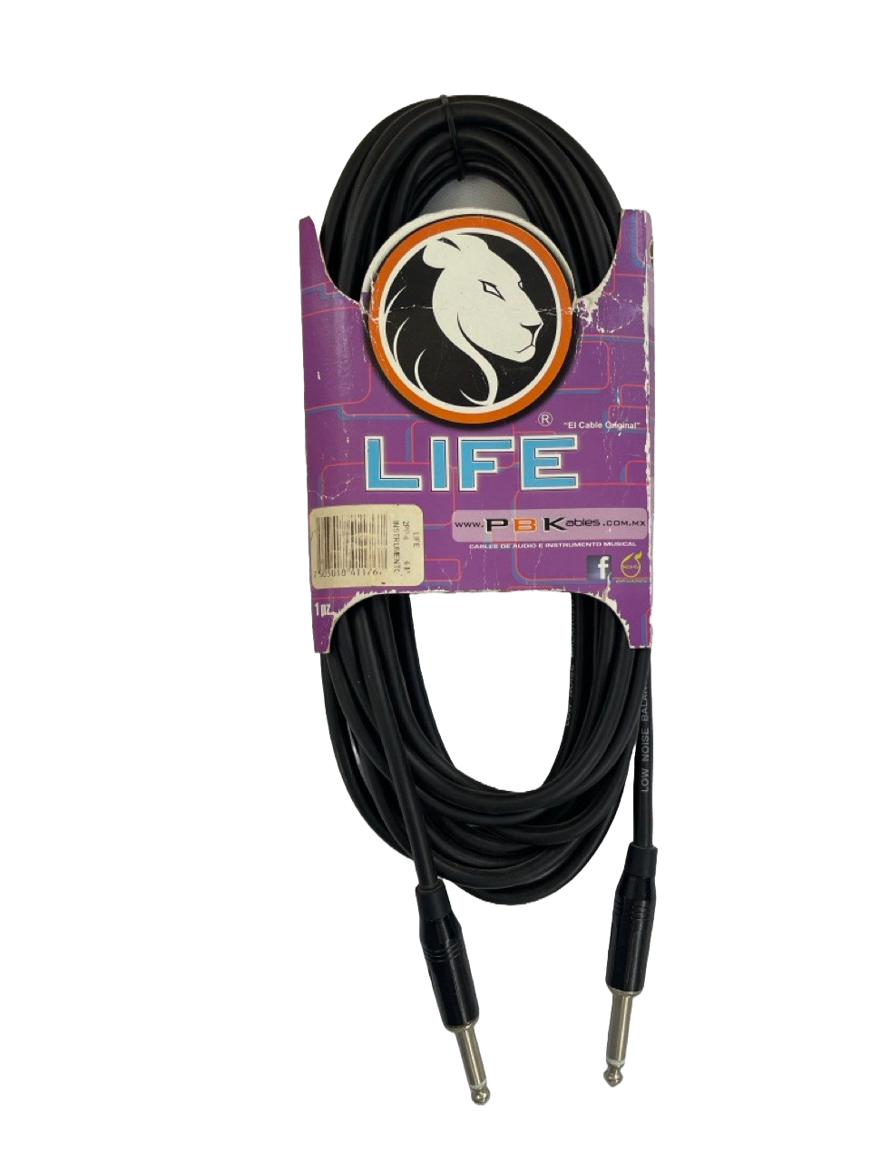 CABLE PLUG A PLIUG 6.3MM DE 6 METROS 2PP-6