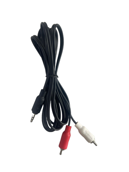 CABLE DE 2 RCA A PLUG 3.5MM DE 1.8M STEREN 2RCA-P