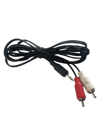 CABLE DE 2 RCA A PLUG 3.5MM DE 1.8M STEREN 2RCA-P