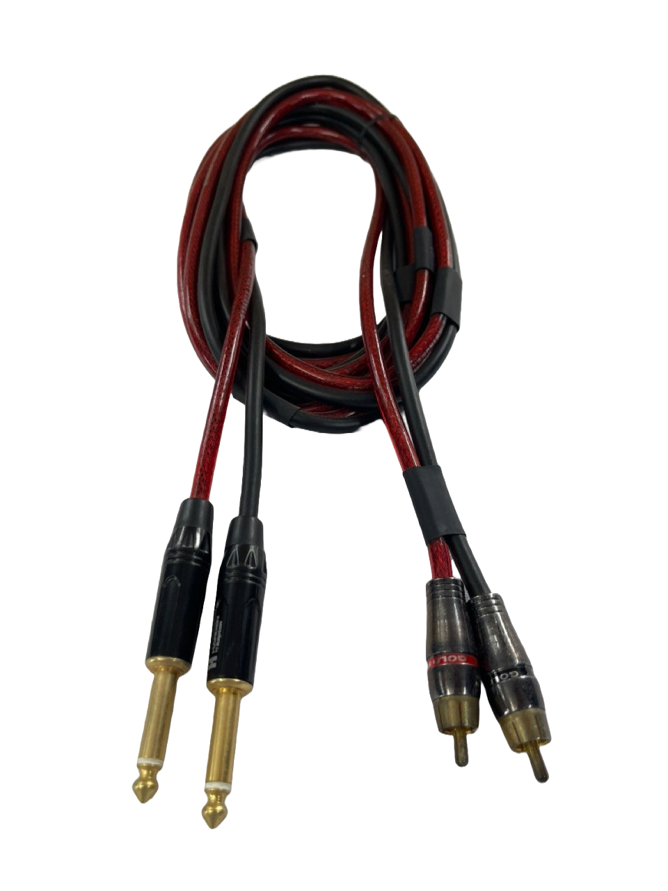CABLE RCA A PLUG 6.3 MM LIFE PBK 2RP-3DOB