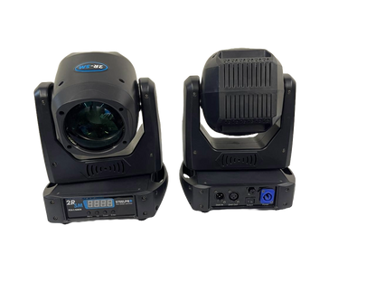 PAR DE CABEZAS MOVILES EFECTO ARCOIRIS STEELPRO 2RSM-K