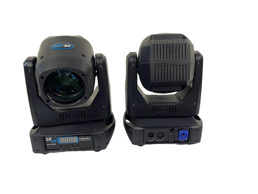 PAR DE CABEZAS MOVILES EFECTO ARCOIRIS STEELPRO 2RSM-K