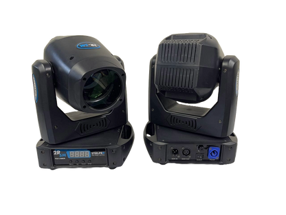 PAR DE CABEZAS MOVILES EFECTO ARCOIRIS STEELPRO 2RSM-K