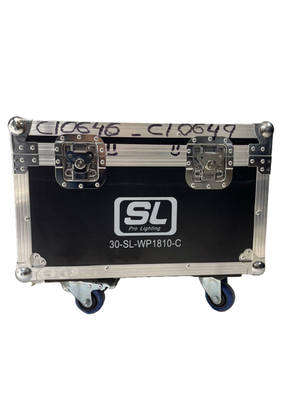 DESTELLADOR ELECTRONICO CASE DE  4 FLAT LED DE INTERPERIE SL PRO LIGHTING 30-SL-WP1810-C