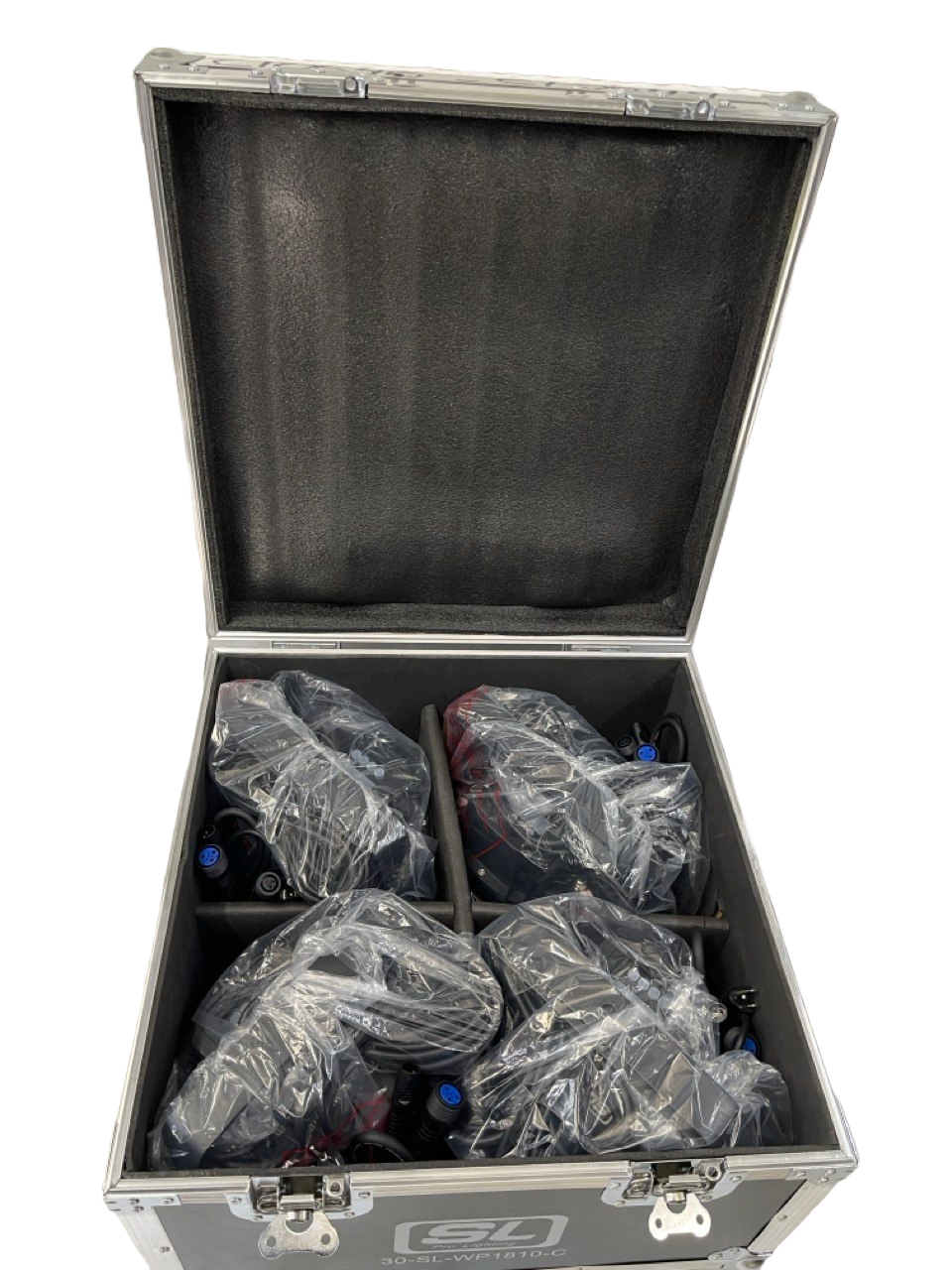 DESTELLADOR ELECTRONICO CASE DE  4 FLAT LED DE INTERPERIE SL PRO LIGHTING 30-SL-WP1810-C