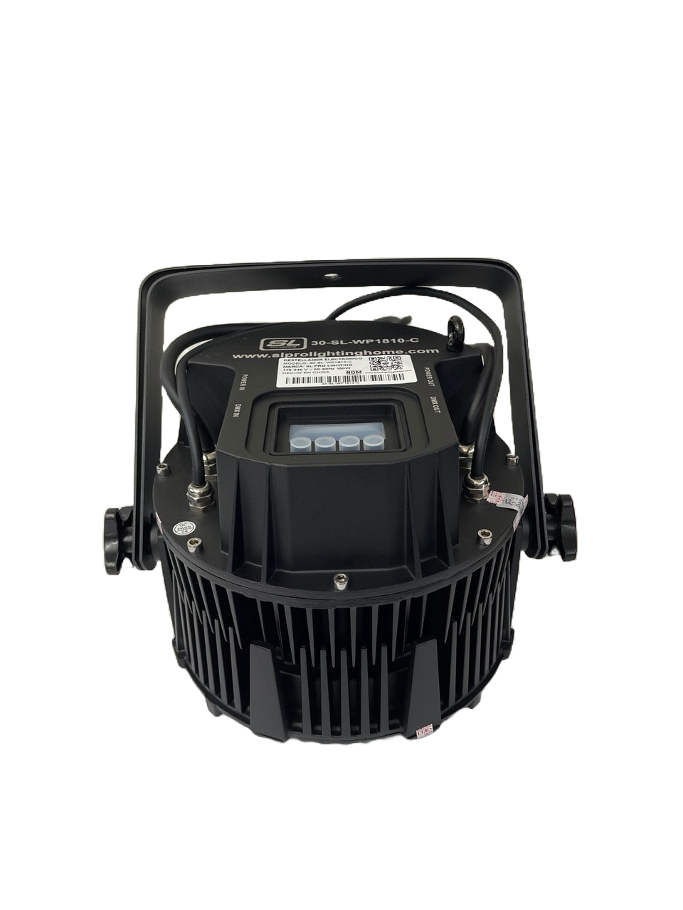 DESTELLADOR ELECTRONICO CASE DE  4 FLAT LED DE INTERPERIE SL PRO LIGHTING 30-SL-WP1810-C