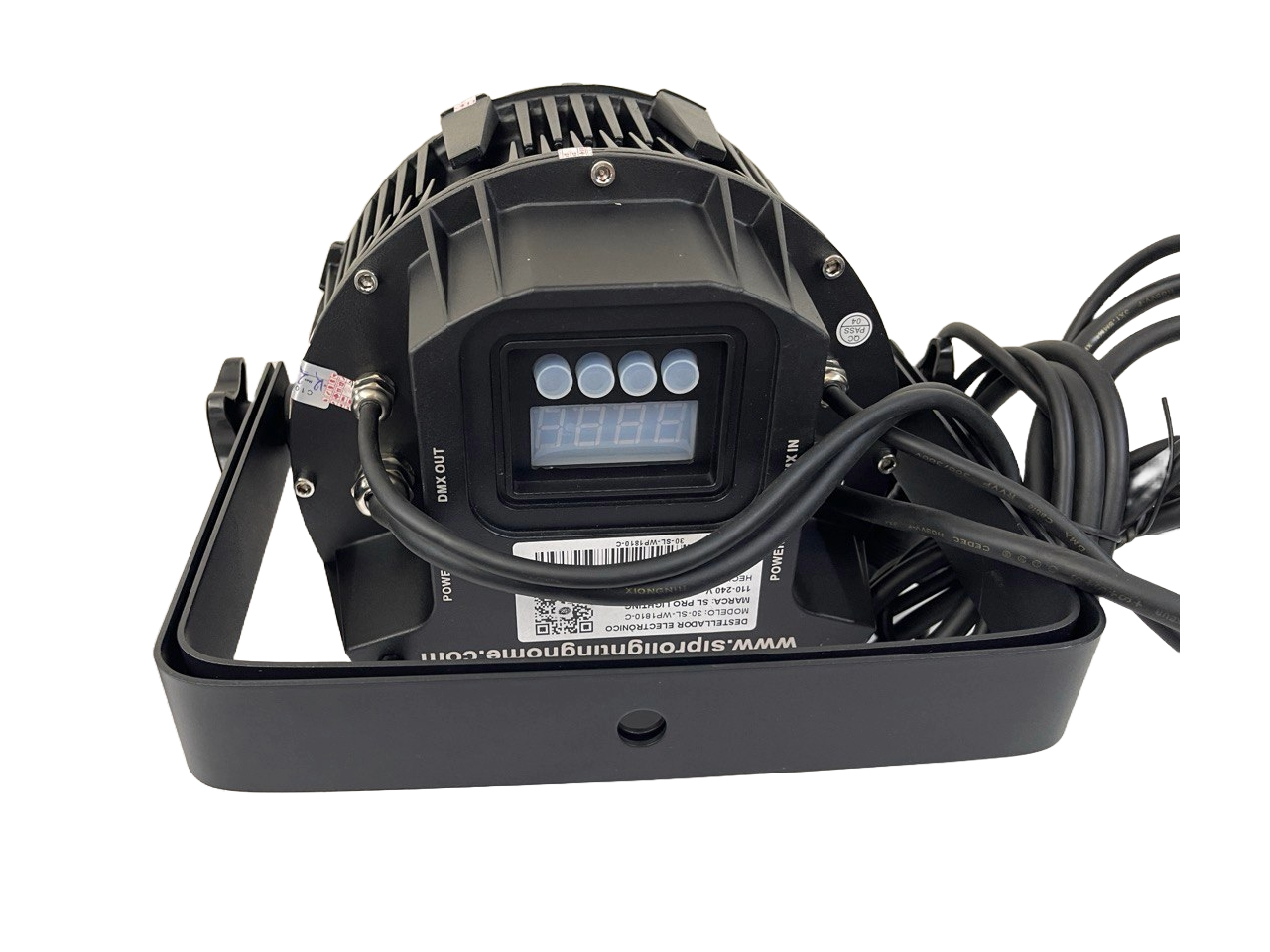 DESTELLADOR ELECTRONICO CASE DE  4 FLAT LED DE INTERPERIE SL PRO LIGHTING 30-SL-WP1810-C
