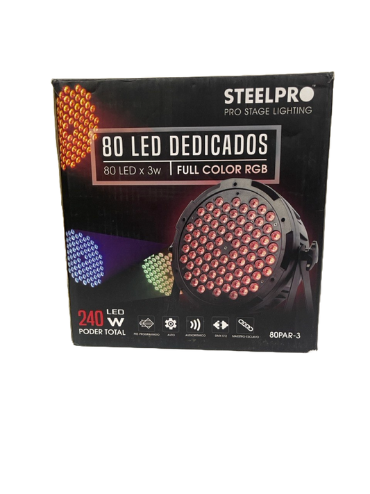 LED MINI FLAT PAR LIGHT 36X3WFULL 3 WATT MUSIC SHOP 3PAR