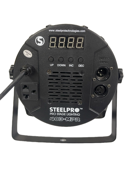 CAÑON LED PAR ALTA POTENCIA 40X3W RGB STEELPRO 403-MPR