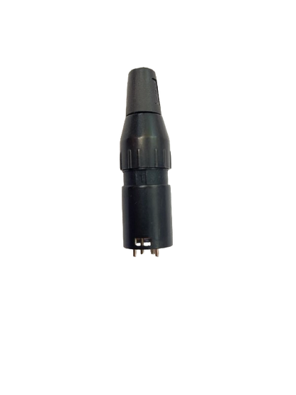 JACK PLUG XLR 4 PINES METALICO NEGRO DELTRON 709-0400
