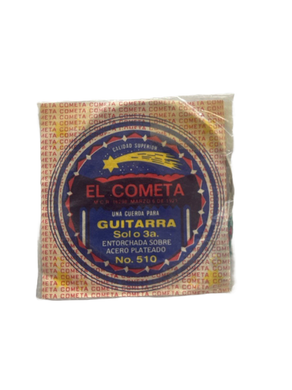 CUERDA PARA GUITARRA 3ERA SIN BORLA ACERO COMETA 7507