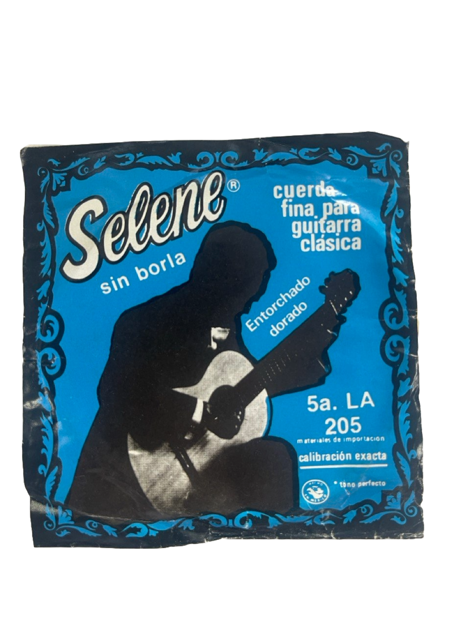 CUERDA PARA GUITARRA 5TA ENTORCHADO DORADO SIN BORLA SELENE 7542