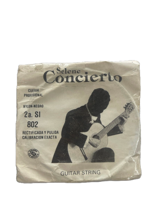 CUERDA PARA GUITARRA 2DA NYLON STRING S/BORLA SELENE CONCIERTO 7546
