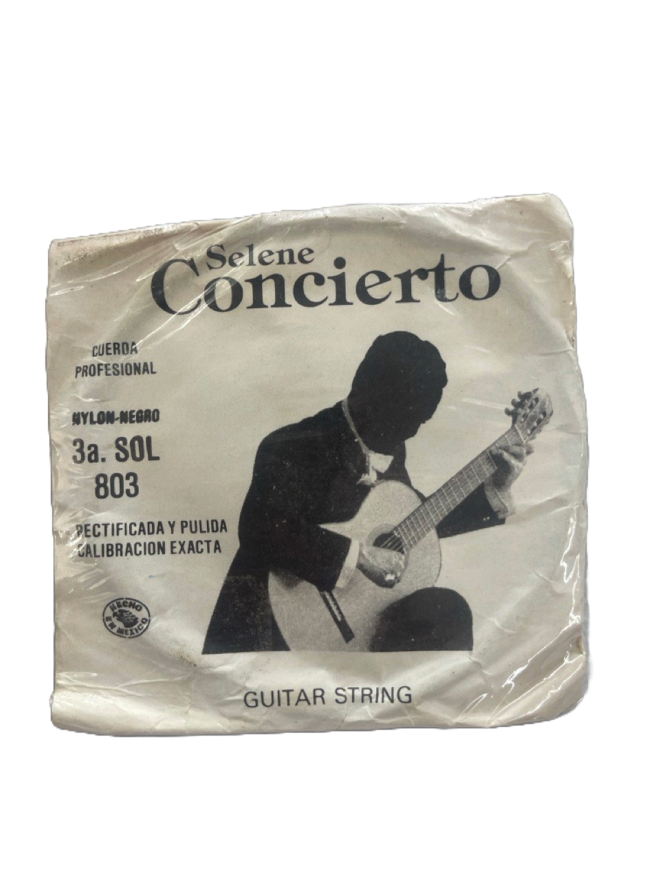CUERDA PARA GUITARRA 3 ERA NYLON STRING S/BORLA SELENE CONCIERTO 7547