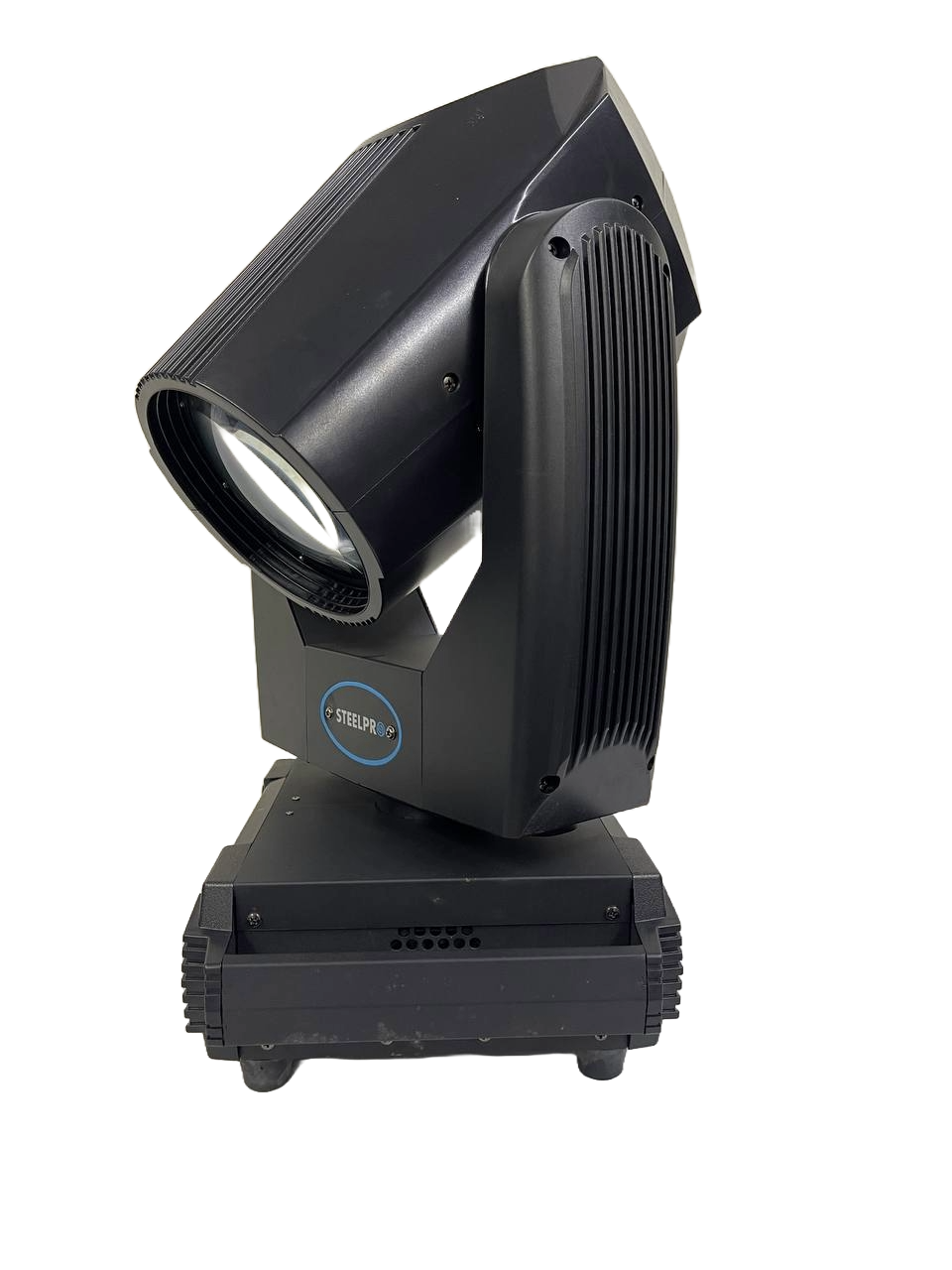 PAR DE CABEZAS MOVILES DESTELLADOR ELECTRONICO A BASE DE DIODO EMISORES DE LUZ LED STEELPRO 8R2P