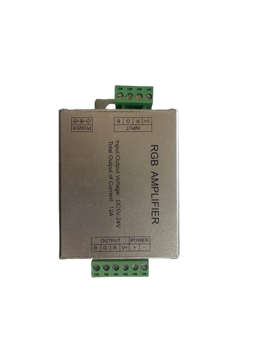 AMPLIFICADOR LED 5-24V 12A MUSIC SHOP AMPRGB