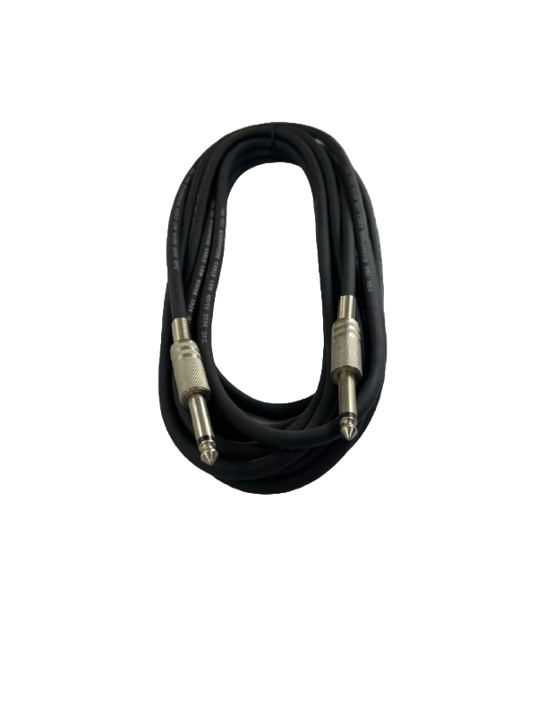 CABLE PLUG A PLUG 6.3MM MONORAL DE 6 METROS MOON SILVER PBK BAPP-6