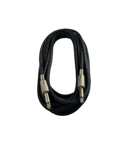 CABLE PLUG A PLUG 6.3MM MONORAL DE 6 METROS MOON SILVER PBK BAPP-6