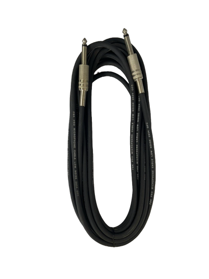 CABLE PLUG A PLUG 6.3MM MONORAL DE 6 METROS MOON SILVER PBK BAPP-6