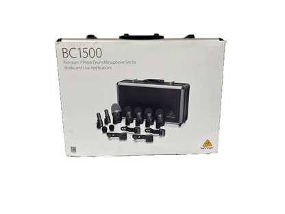 SET DE  7 MICROFONOS PARA BATERIA PREMIUM BEHRINGER  BC1500