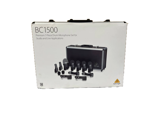 SET DE  7 MICROFONOS PARA BATERIA PREMIUM BEHRINGER  BC1500