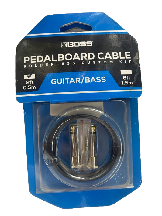 CABLE PARA PEDAL C2 CONECTORES 1.5 MTS BOSS BCK-2