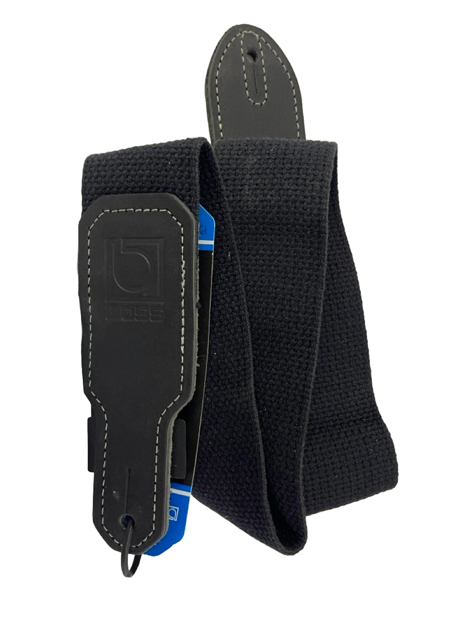 TAHALI DE ALGODON DE 90 HASTA 150 CM PARA GUITARRA Y BAJO NEGRO BOSS BSC-20-BLK