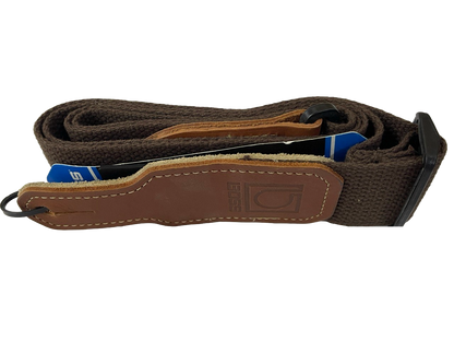 TAHALI DE ALGODON DE 90 HASTA 150 CM PARA GUITARRA Y BAJO CAFE BOSS BSC-20-BRN