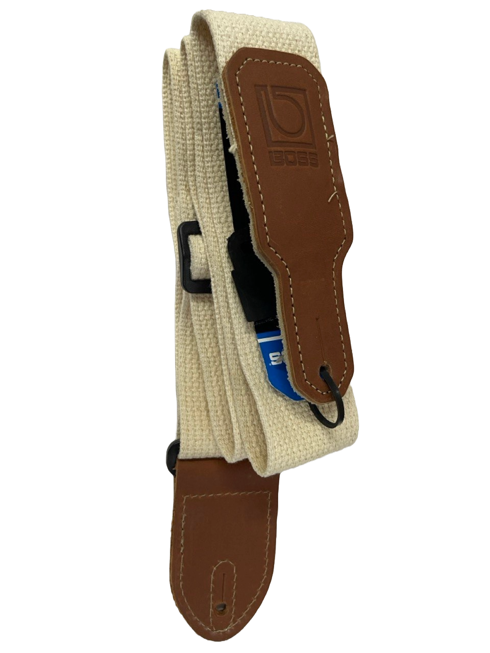 TAHALI DE ALGODON DE 90 HASTA 150 CM PARA GUITARRA Y BAJO BEIGE BOSS BSC-20-NAT