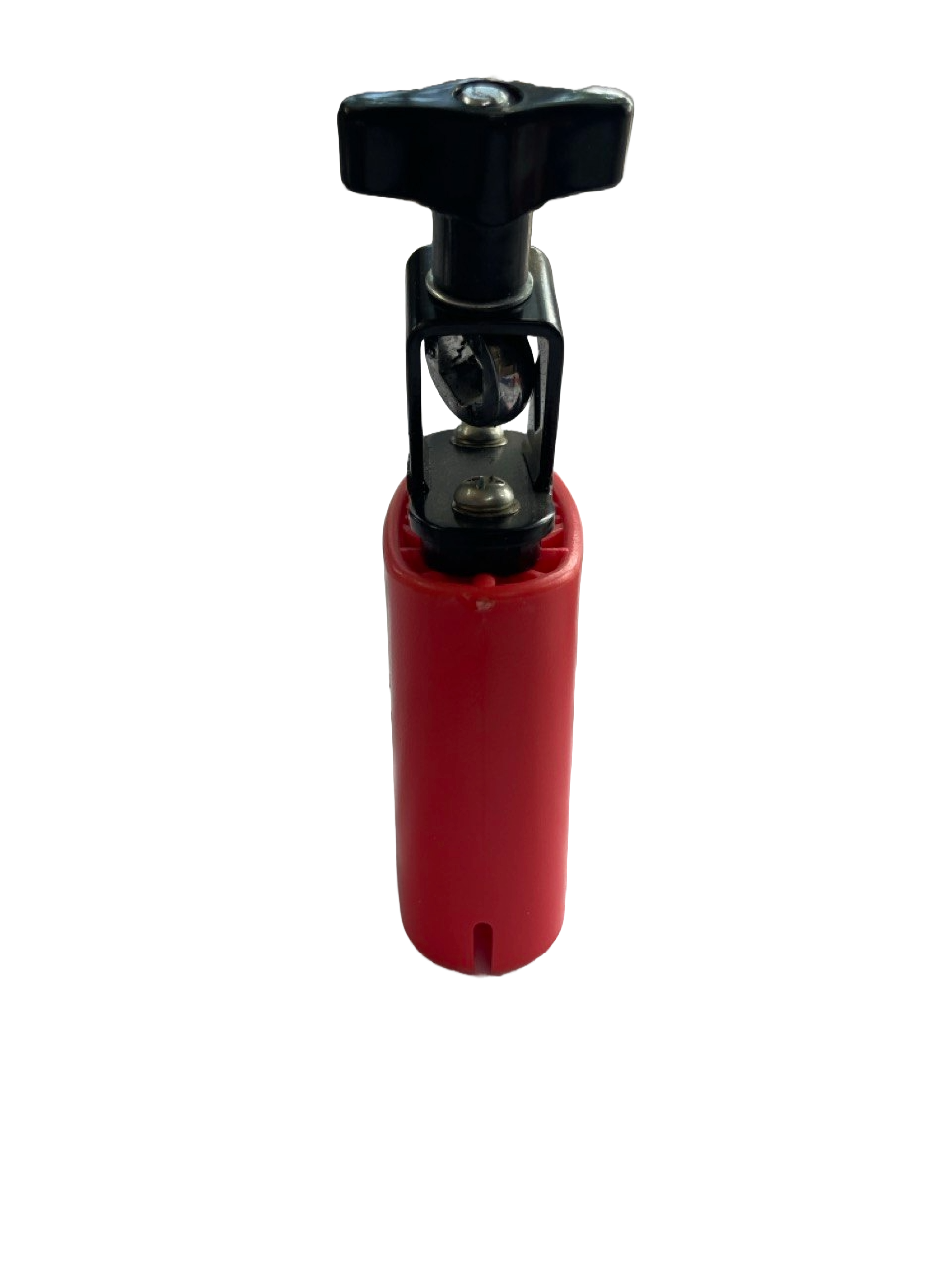 CENCERRO DE PLASTICO ROJO TAMAÑO CHICO SONIDO ALTO CON SOPORTE TIPO JAM BLOCK OTTO BSH01