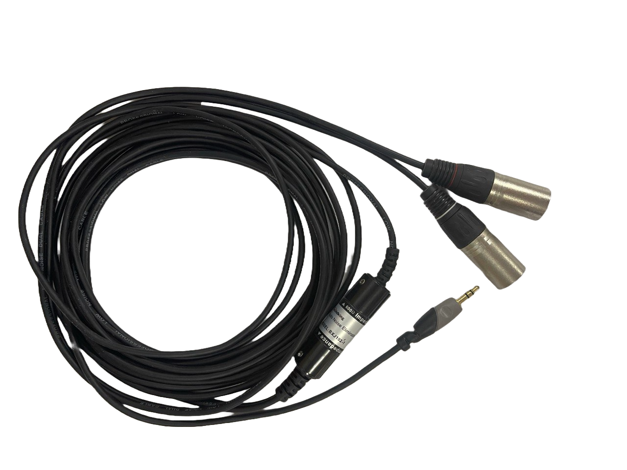 CABLE 3.5MM 2X2 XLR MACHO 6M SOUNDKING BXJ102-1